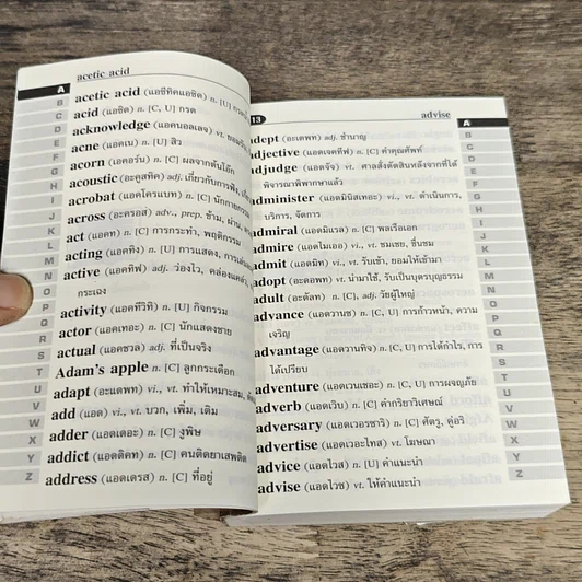 หนังสือ Dictionary English-Thai รูปที่ 8