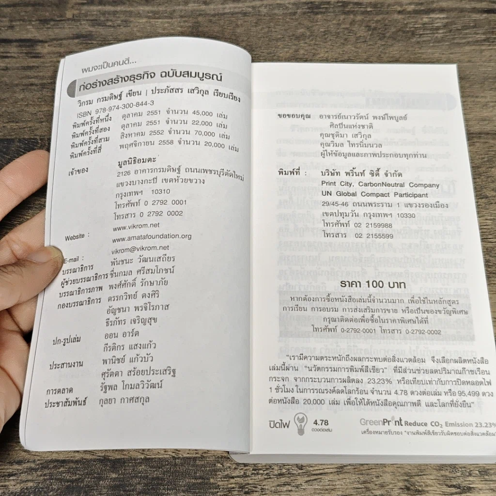 หนังสือ ผมจะเป็นคนดี ก่อร่างสร้างธุรกิจ ฉบับสมบูรณ์ รูปที่ 6