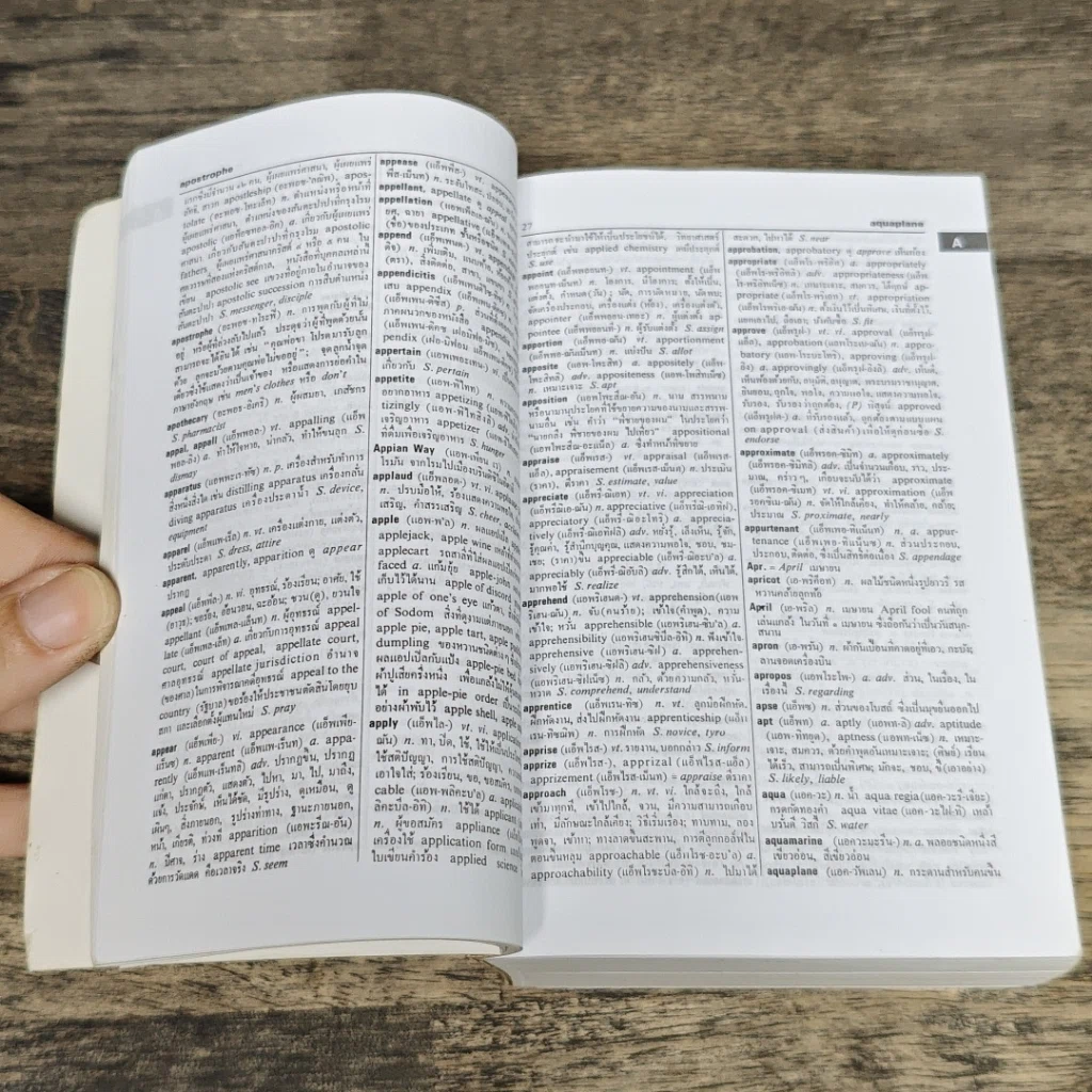 หนังสือ New Model English-Thai Thai-English Dictionary รูปที่ 7