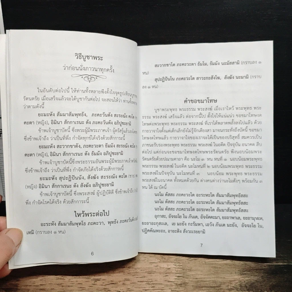 หนังสือ ทางมรรคผล วิธีไหว้พระบูชาก่อนเวลาภาวนา รูปที่ 8