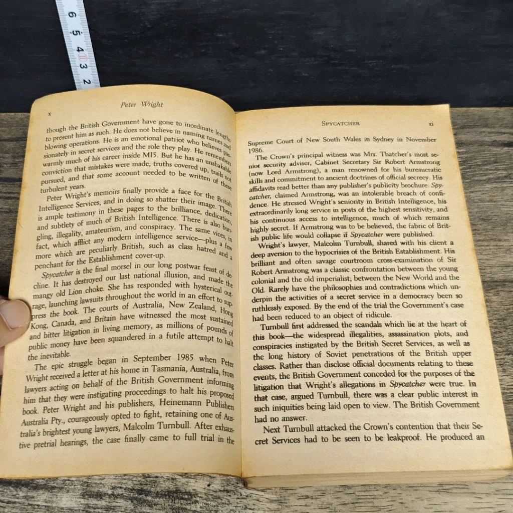 หนังสือ Spycatcher: รูปที่ 7