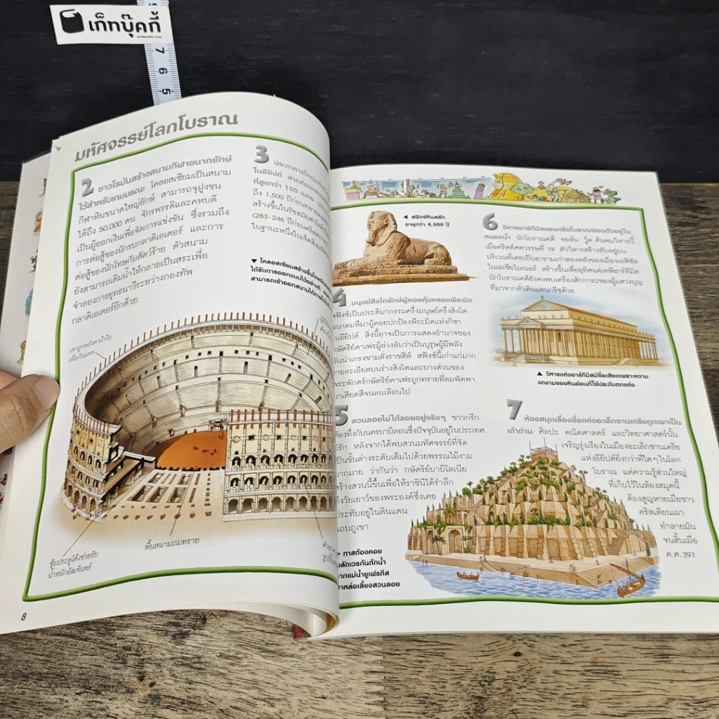 หนังสือ 100 เรื่องน่ารู้เกี่ยวกับสิ่งมหัศจรรย์ของโลก รูปที่ 7