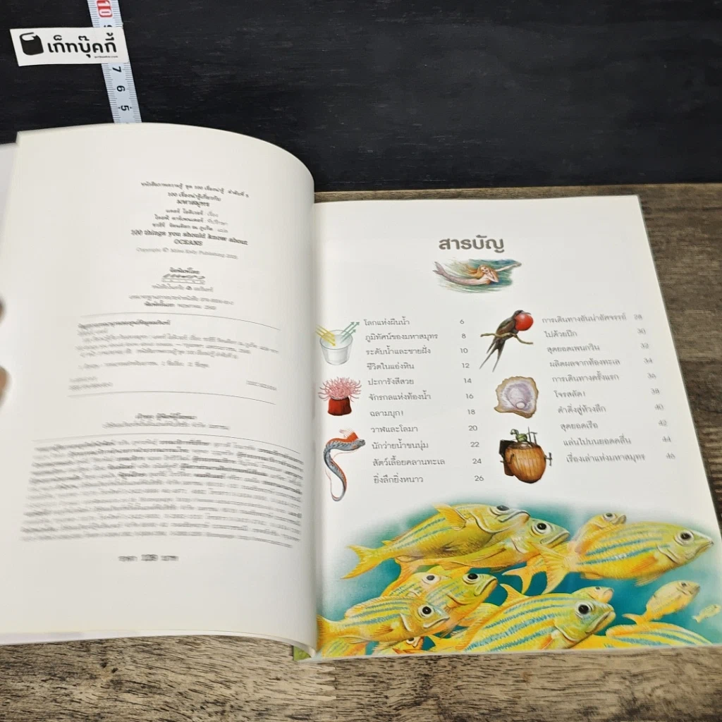 หนังสือ 100 เรื่องน่ารู้เกี่ยวกับมหาสมุทร รูปที่ 6