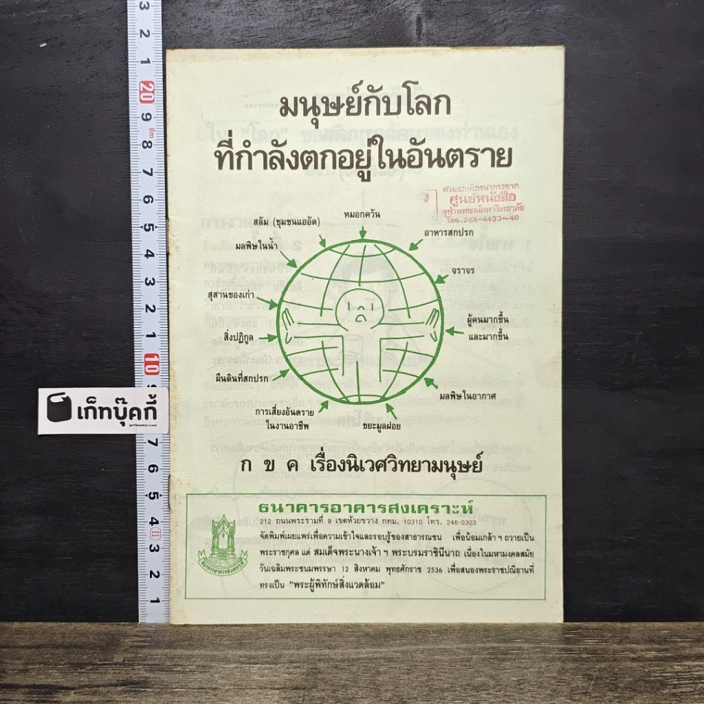 หนังสือ มนุษย์กับโลก ที่กำลังตกอยู่ในอันตราย รูปที่ 1