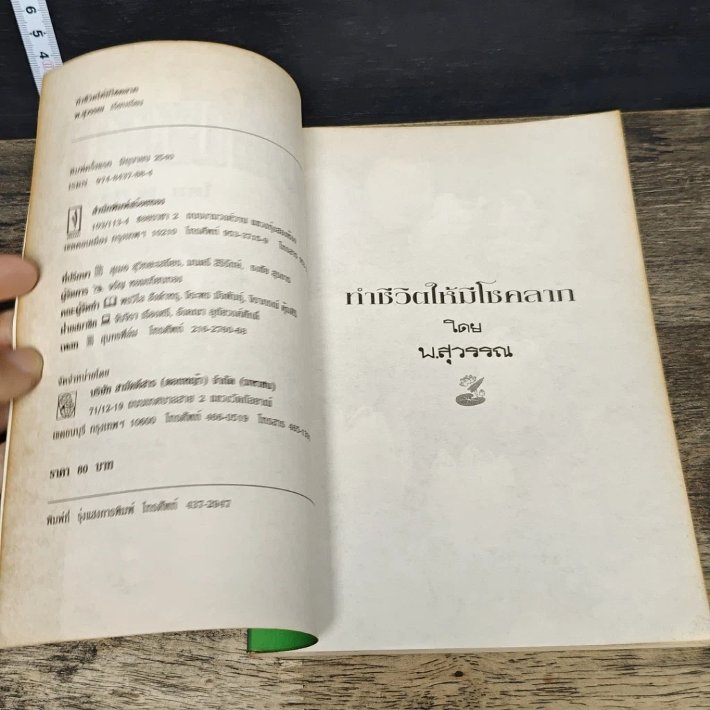 หนังสือ ทำชีวิตให้มีโชคลาภ รูปที่ 6
