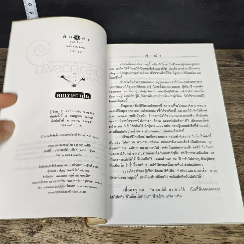หนังสือ คนเราควรฝัน รูปที่ 6