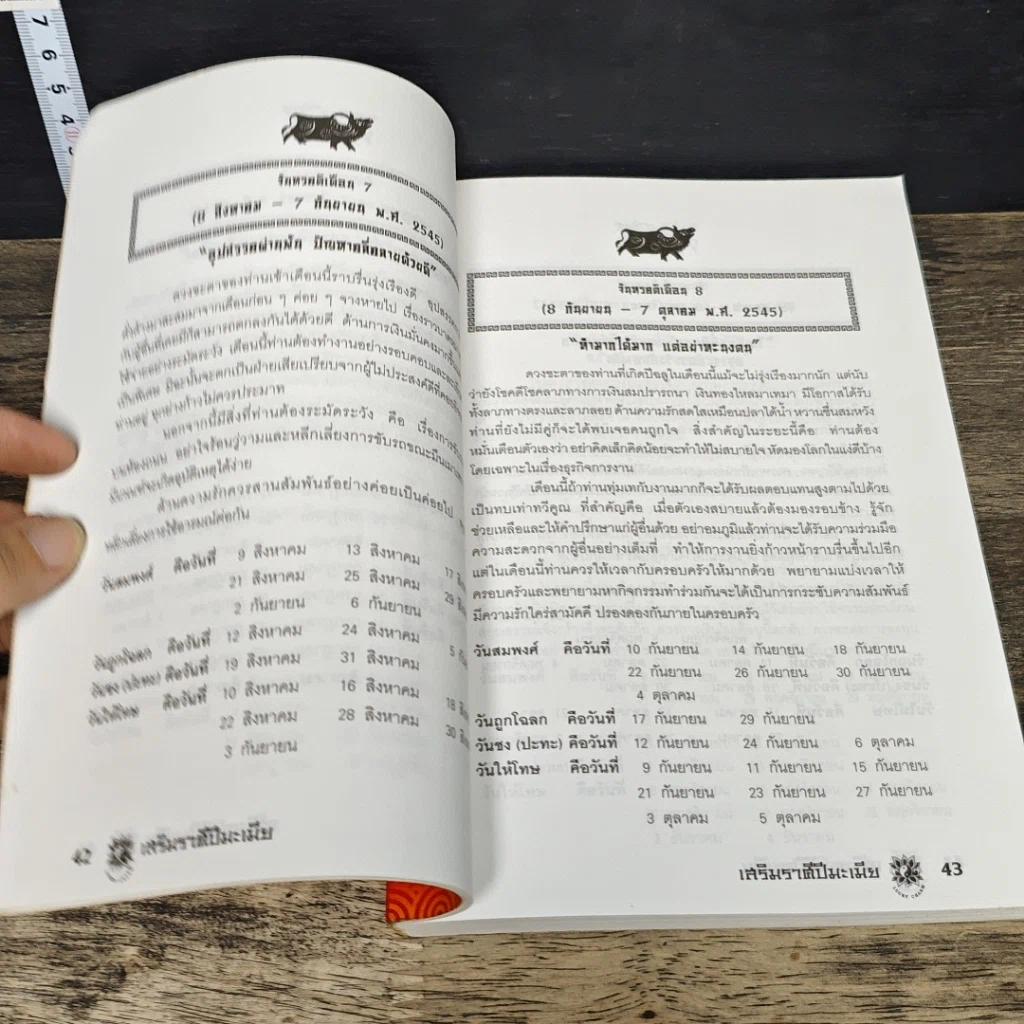 หนังสือ เสริมราศี ปีมะเมีย พ.ศ.2545 รูปที่ 7