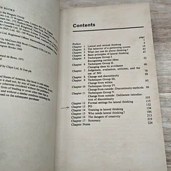 หนังสือ Lateral Thinking for Management: A Handbook รูปที่ 6