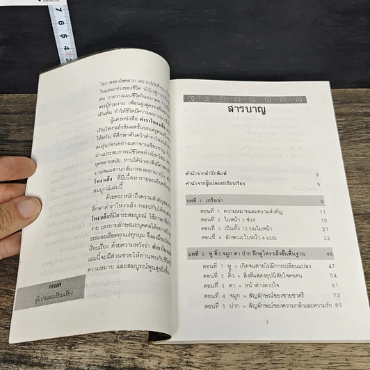 หนังสือ คัมภีร์นรลักษณ์ เส้นทางชีวิตบนใบหน้า รูปที่ 7