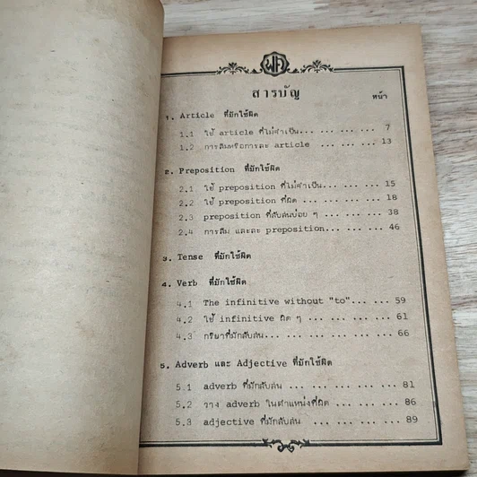 หนังสือ ภาษาอังกฤษที่มักใช้ผิด สำหรับนักเรียน ม.1-6 และผู้สนใจ รูปที่ 6