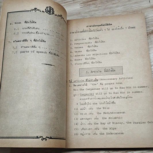 หนังสือ ภาษาอังกฤษที่มักใช้ผิด สำหรับนักเรียน ม.1-6 และผู้สนใจ รูปที่ 7