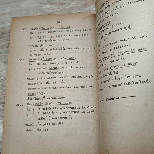 หนังสือ ภาษาอังกฤษที่มักใช้ผิด สำหรับนักเรียน ม.1-6 และผู้สนใจ รูปที่ 8