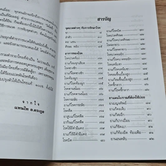 หนังสือ ตำรับนวด ตำรายารักษาโรค วัดโพธิ์ รูปที่ 6