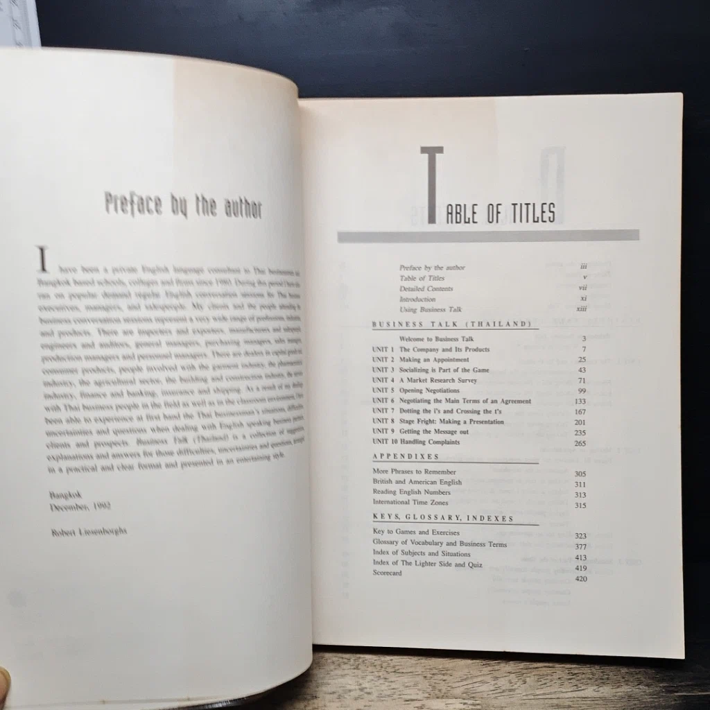 หนังสือ Business Talk (Thailand) รูปที่ 7