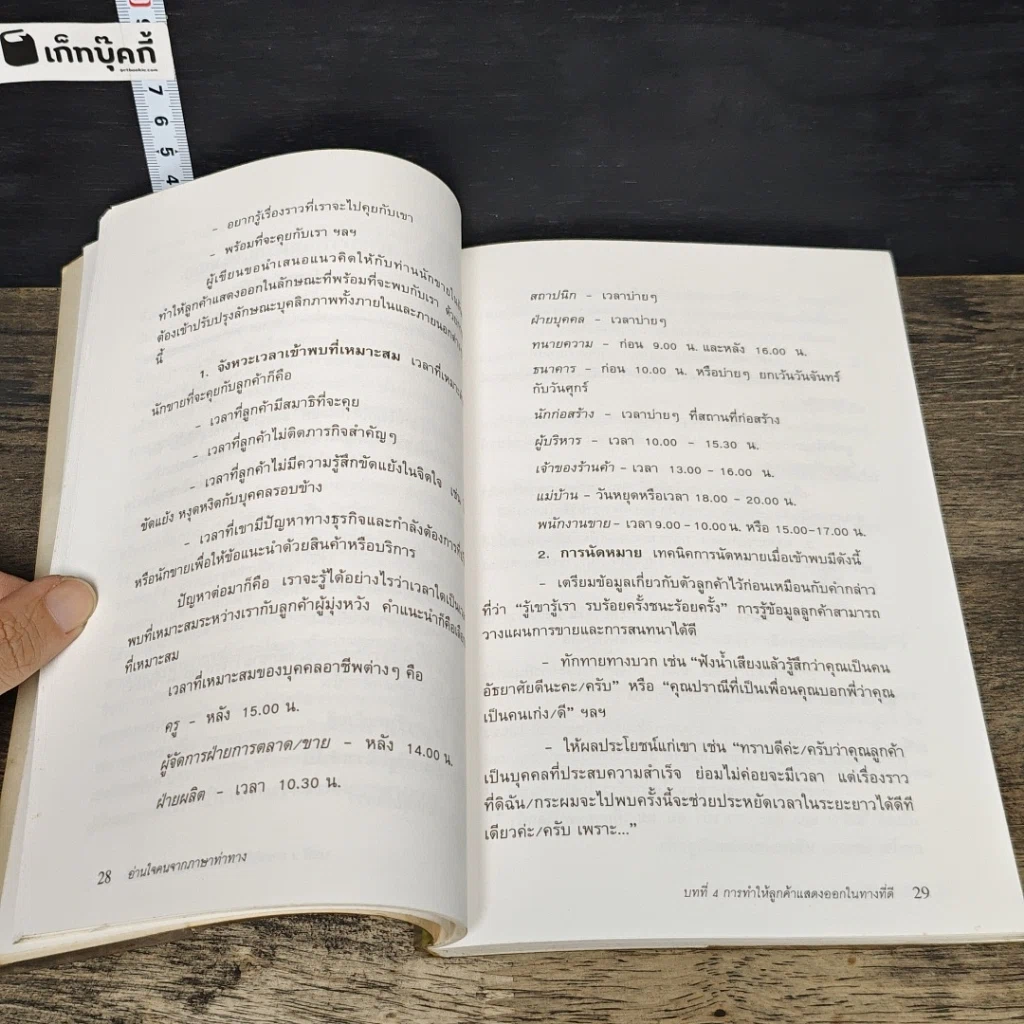 หนังสือ อ่านใจคนจากภาษาท่าทาง รูปที่ 9