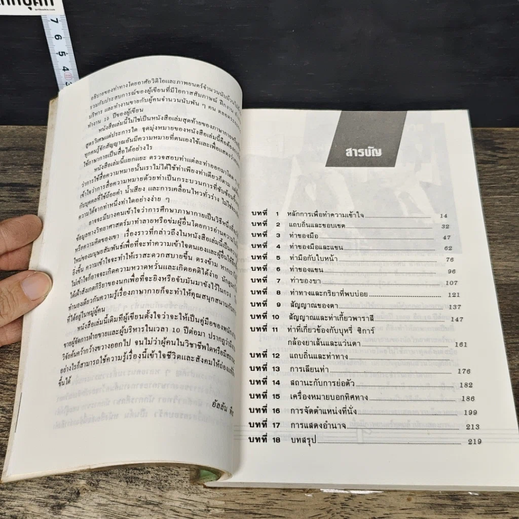 หนังสือ ภาษากาย ธุรกิจและชีวิตประจำวัน รูปที่ 7