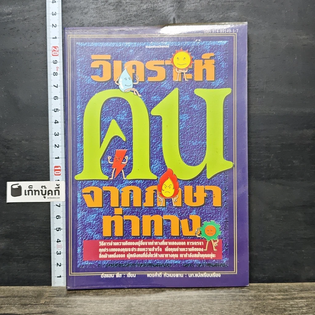หนังสือ วิเคราะห์คนจากภาษาท่าทาง รูปที่ 1
