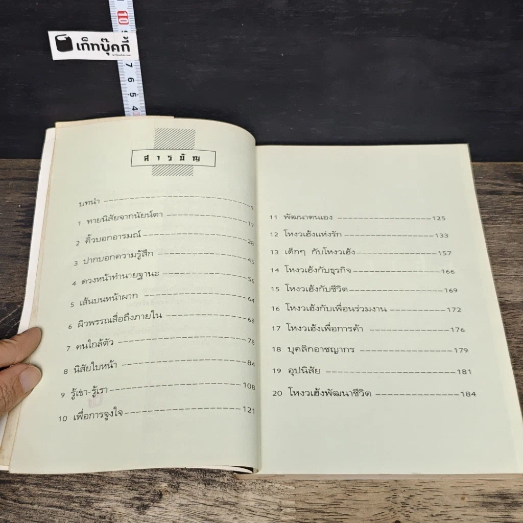 หนังสือ ทายนิสัยคน พัฒนาตนเอง ตามหลักโหงวเฮ้ง รูปที่ 7