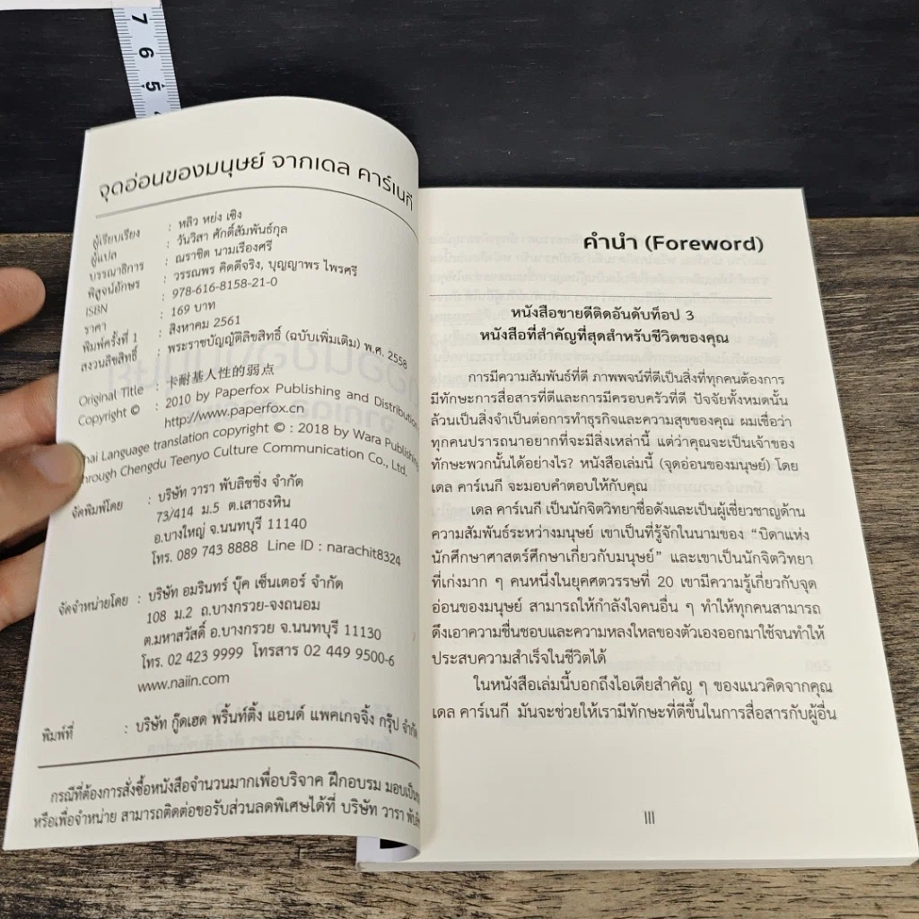 หนังสือ จุดอ่อนของมนุษย์จากเดล คาร์เนกี รูปที่ 6