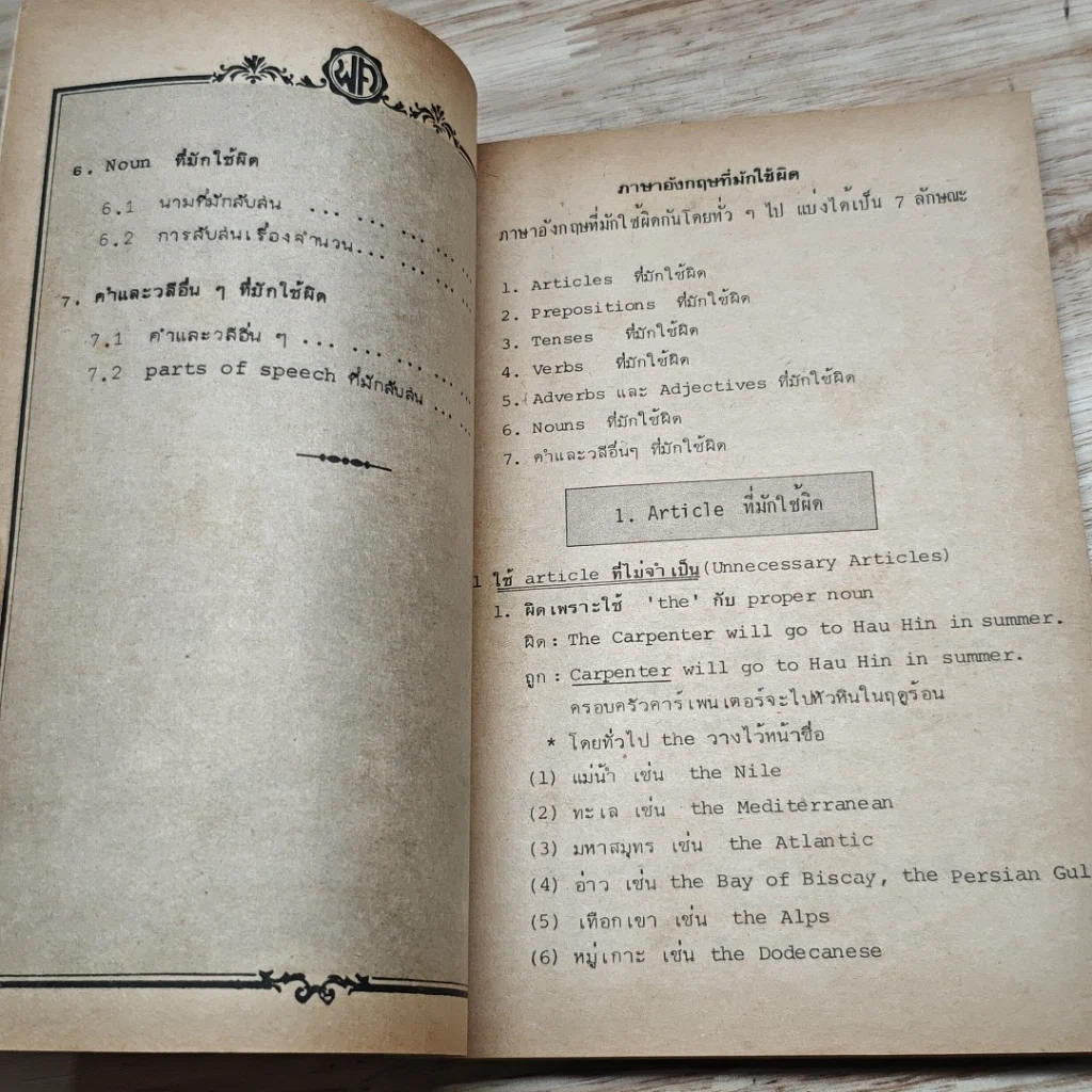 หนังสือ ภาษาอังกฤษที่มักใช้ผิด สำหรับนักเรียน ม.1-6 และผู้สนใจ รูปที่ 7