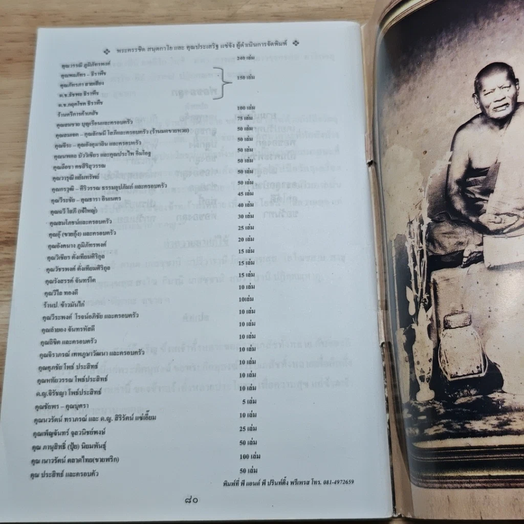 หนังสือ ประวัติวัดมงคลโคธาวาส และ ประวัติหลวงปู่ปาน รูปที่ 8