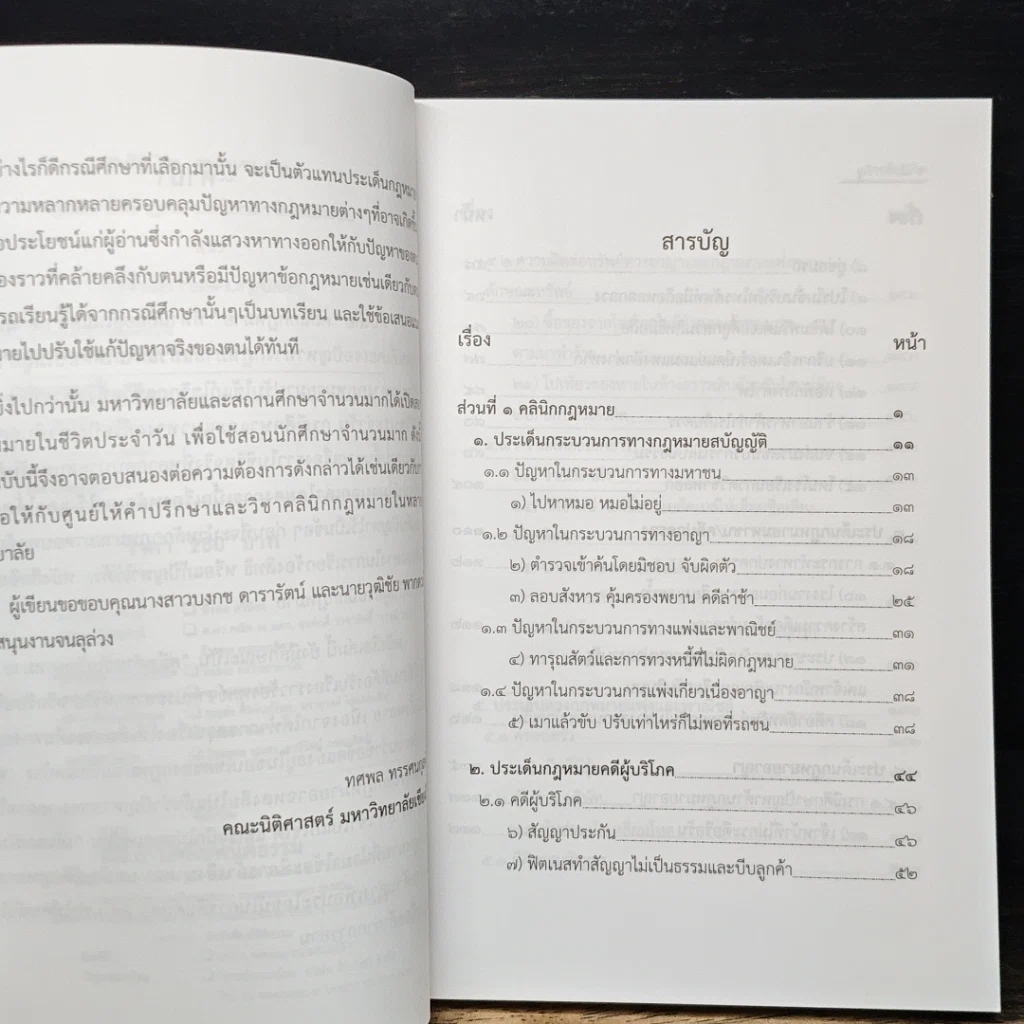 หนังสือ คลินิกกฎหมาย : คู่มือการใช้กฎหมายแก้ปัญหาในชีวิตจริง รูปที่ 7