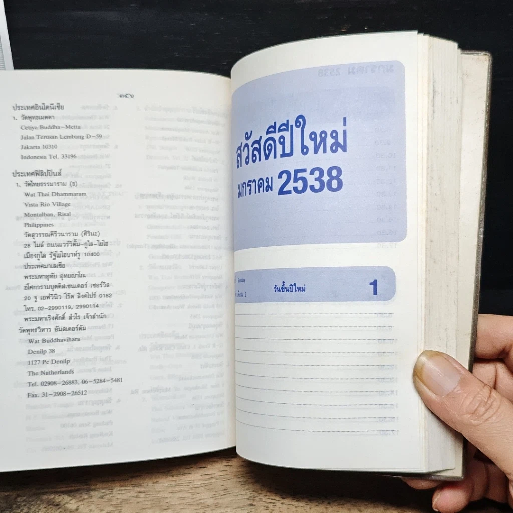 หนังสือ ปฏิทินศาสนา 2538 รูปที่ 11