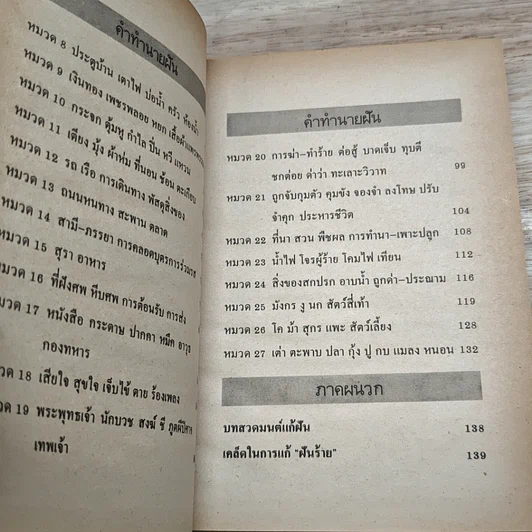 หนังสือ ตำราทํานายฝัน และ ตัวเลขเสี่ยงโชค รูปที่ 7