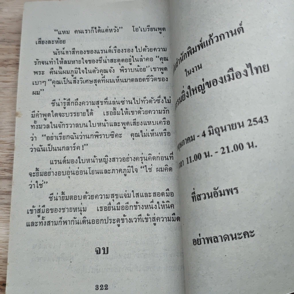 หนังสือ นิยายโรมานซ์ ในกรงทอง รูปที่ 8