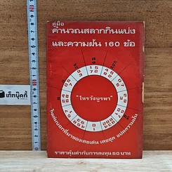 หนังสือ คู่มือคำนวณสลากกินแบ่ง และความฝัน 160 ข้อ