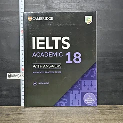 หนังสือ Cambridge IELTS Academic 18 with Answers