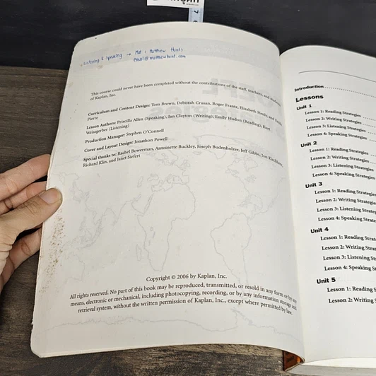 หนังสือ TOEFL Strategies รูปที่ 6