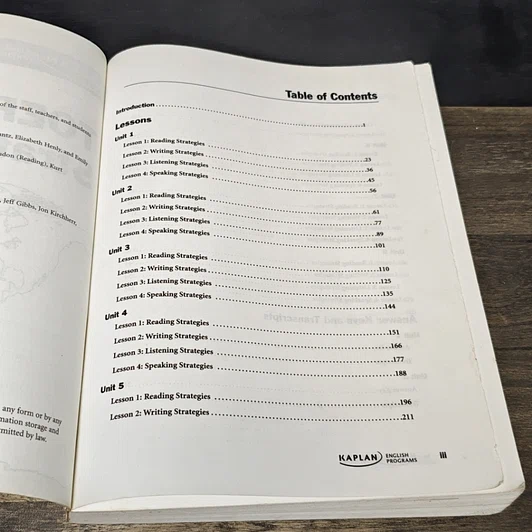 หนังสือ TOEFL Strategies รูปที่ 7
