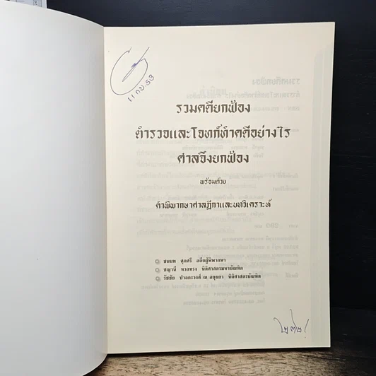 หนังสือ รวมคดียกฟ้อง ตำรวจและโจทก์ทำคดีอย่างไรศาลถึงยกฟ้อง พร้อมด้วยคำพิพากษาศาลฎีกาและบทวิเคราะห์ รูปที่ 6