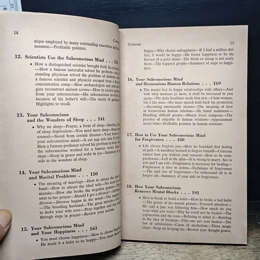 หนังสือ The Power of Your Subconscious Mind รูปที่ 9