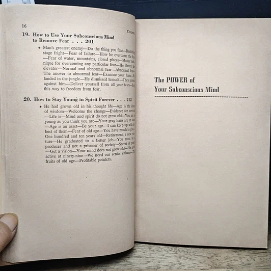 หนังสือ The Power of Your Subconscious Mind รูปที่ 10
