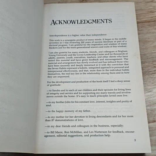 หนังสือ The 7 Habits of Highly Effective People รูปที่ 6