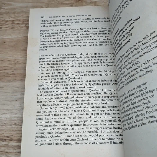 หนังสือ The 7 Habits of Highly Effective People รูปที่ 8