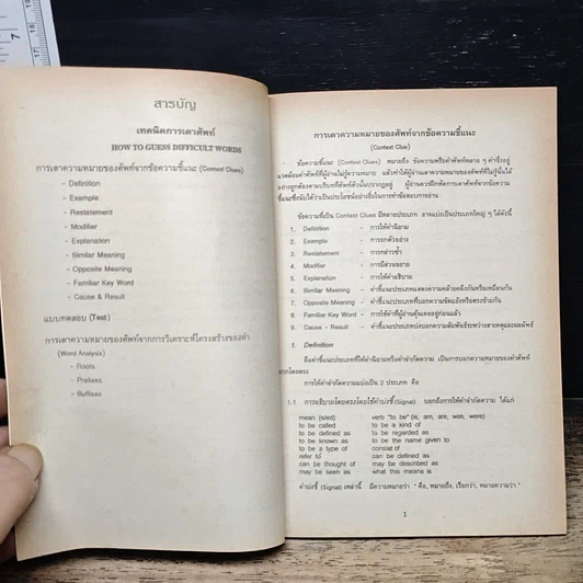 หนังสือ เทคนิคการเดาศัพท์ How To Guess Difficult Words รูปที่ 6