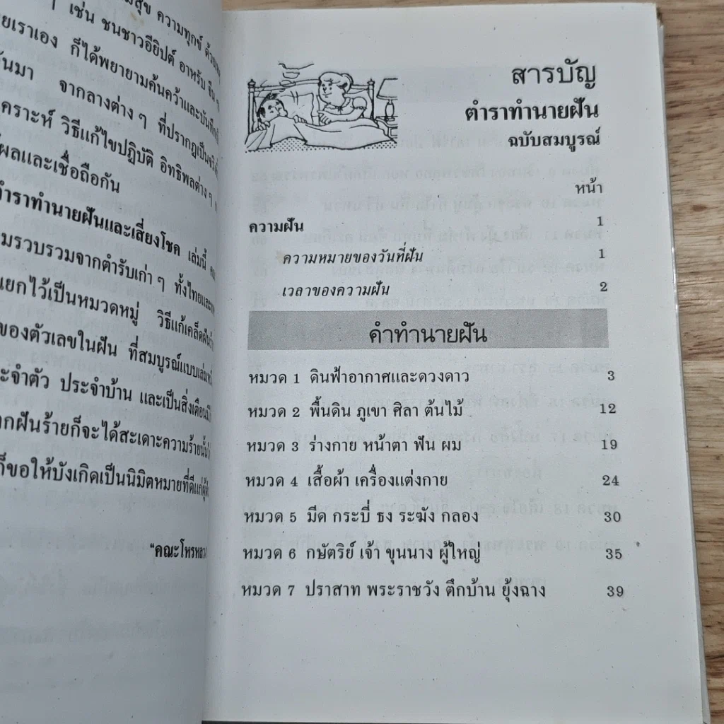 หนังสือ ตำราทำนายฝันและตัวเลขเสี่ยงโชค รูปที่ 6