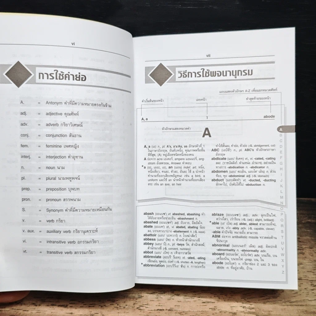 หนังสือ SE-ED's New Compact English-Thai Dictionary พจนานุกรมอังกฤษ-ไทย ฉบับกะทัดรัด รูปที่ 9