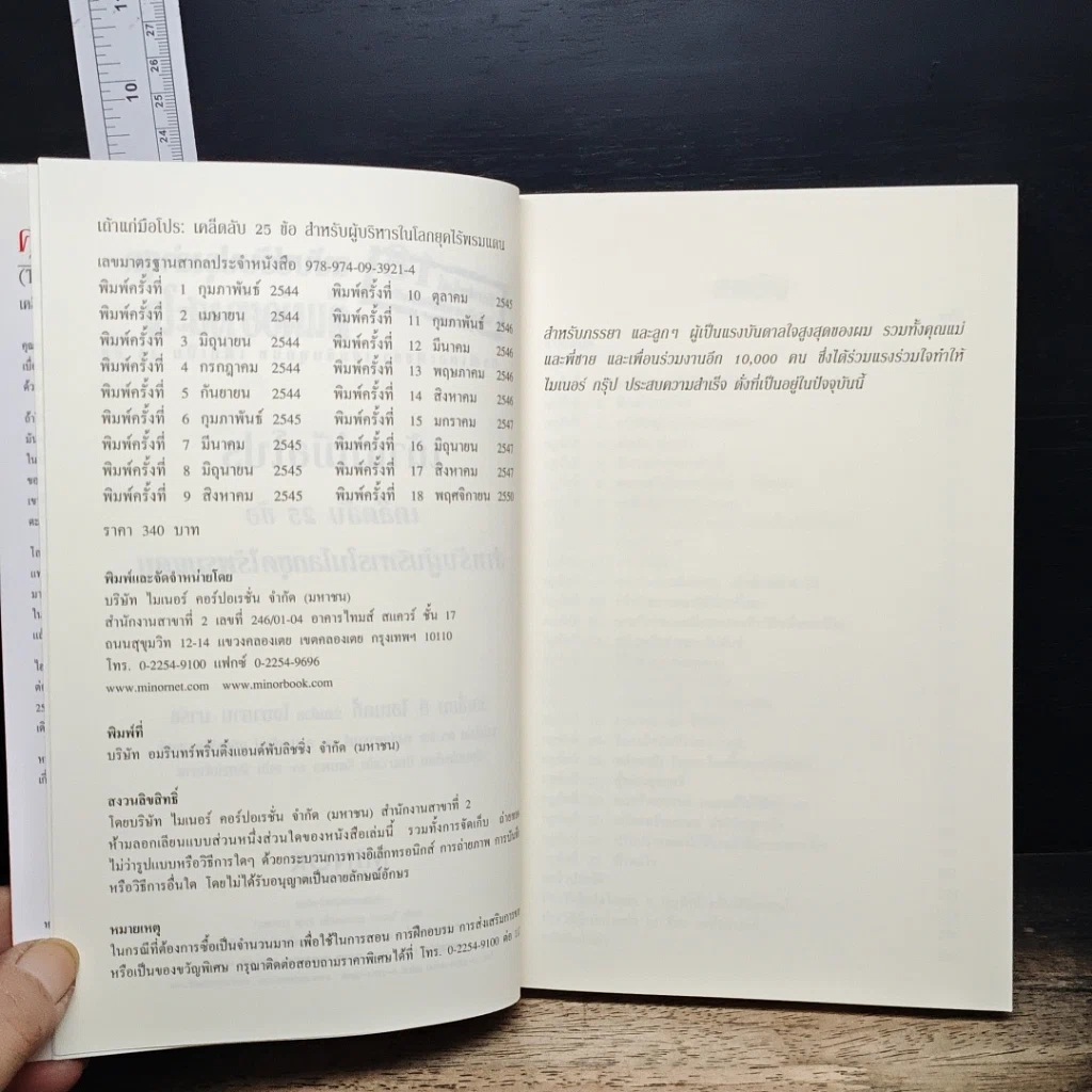 หนังสือ เถ้าแก่มือโปร เคล็ดลับ 25 ข้อ สำหรับผู้บริหารในโลกยุคไร้พรมแดน รูปที่ 7