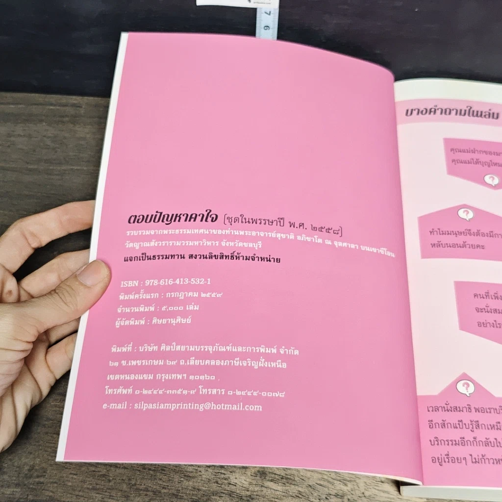 หนังสือ ตอบปัญหาคาใจ รูปที่ 6