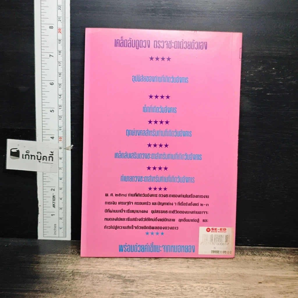 หนังสือ เคล็ดลับดูดวง ปี 2538 ตรวจชะตาด้วยตัวเอง สำหรับท่านที่เกิดวันอังคาร รูปที่ 2