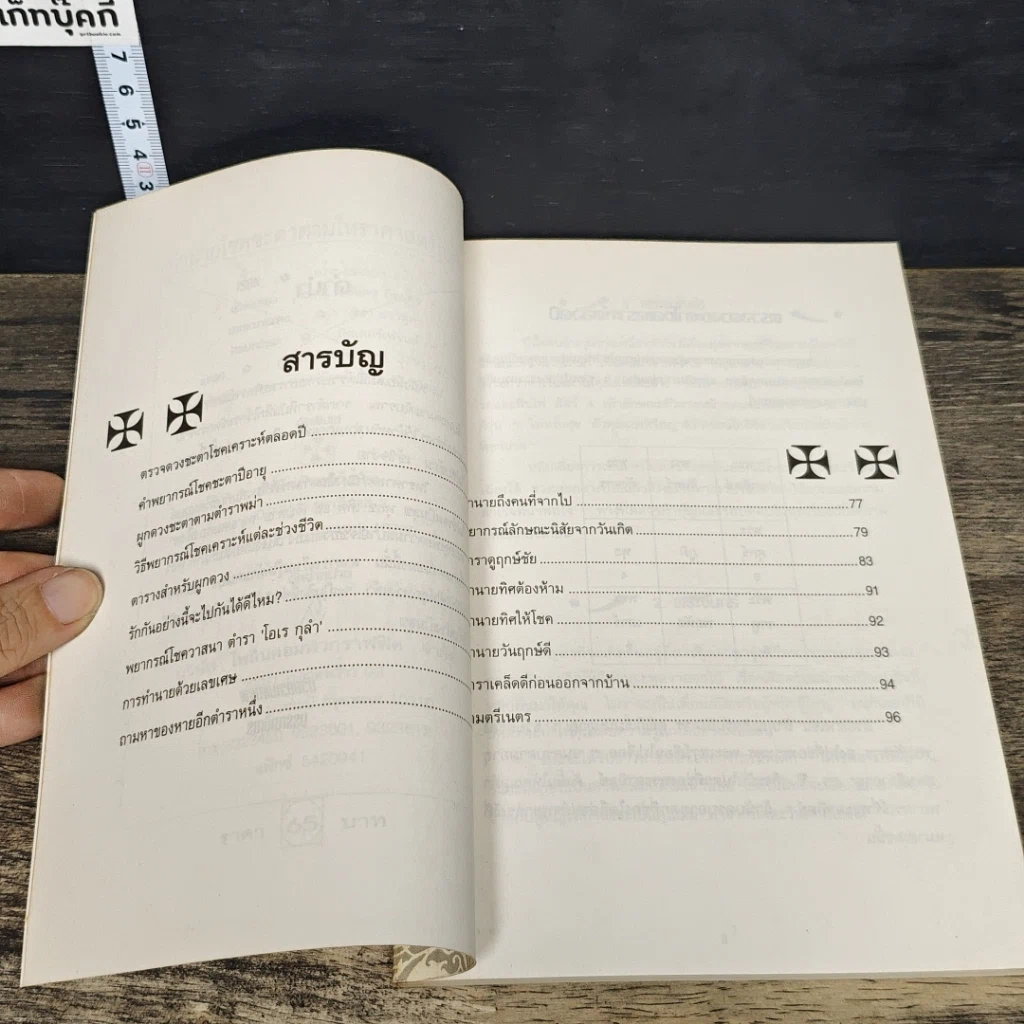 หนังสือ ทำนายโชคชะตา ตามโหราศาสตร์โบราณ รูปที่ 7