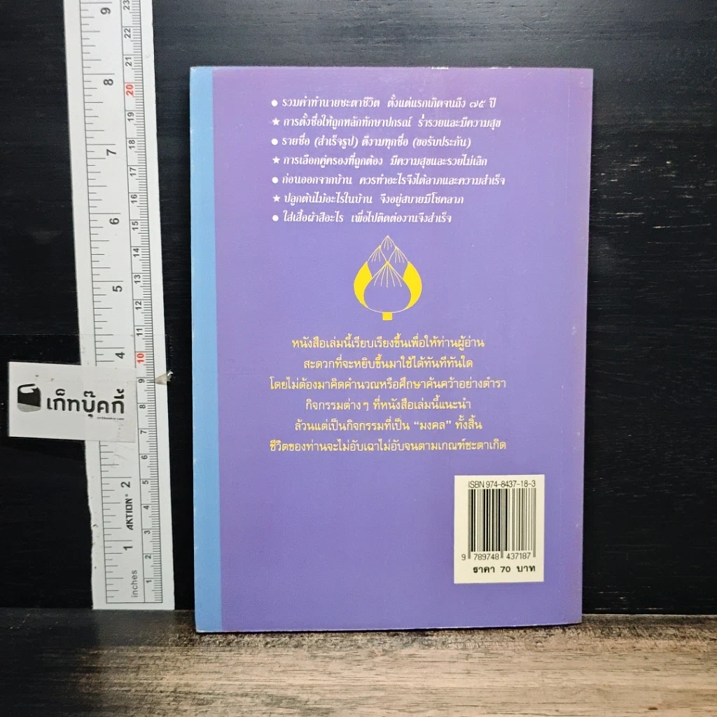 หนังสือ มงคลชีวิต คนวันเสาร์ รูปที่ 2