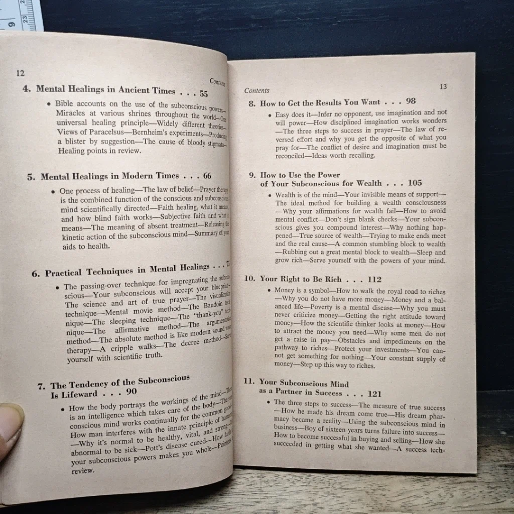 หนังสือ The Power of Your Subconscious Mind รูปที่ 8
