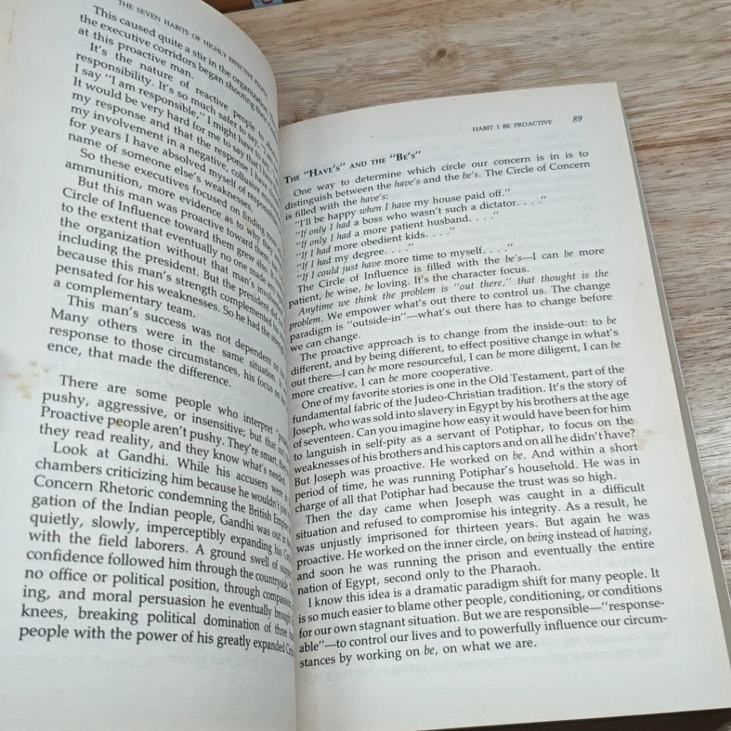 หนังสือ The 7 Habits of Highly Effective People รูปที่ 7