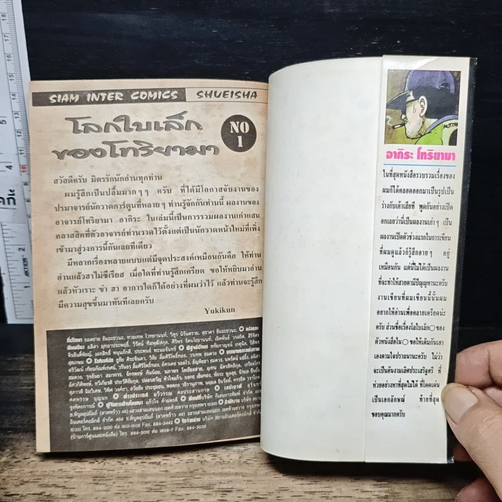หนังสือ โลกใบเล็กของโทริยาม่า Vol. 1 รูปที่ 6