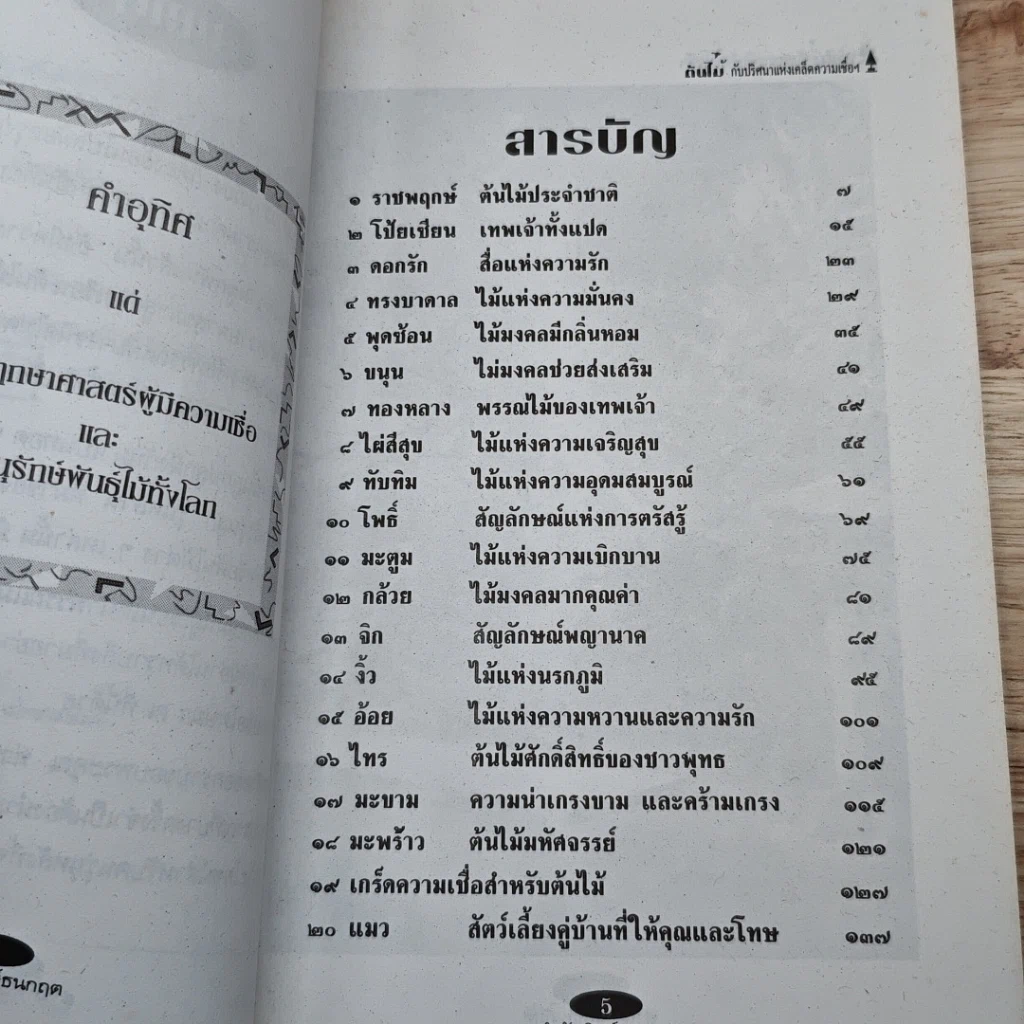 หนังสือ ต้นไม้กับปริศนาแห่งเคล็ดความเชื่อ ความงามและความหมาย รูปที่ 6